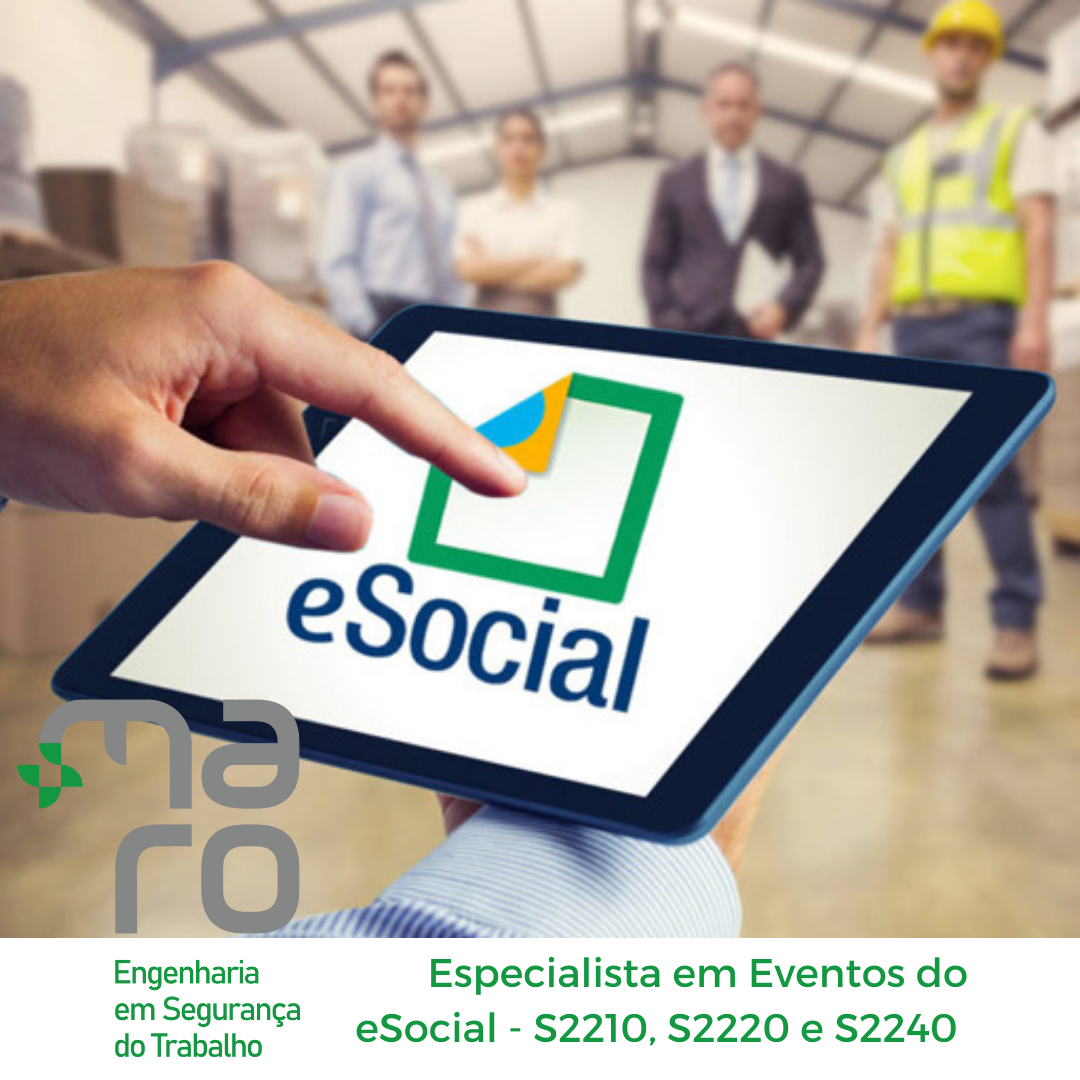 Especialista Em Eventos De SST Para O ESocial MARO